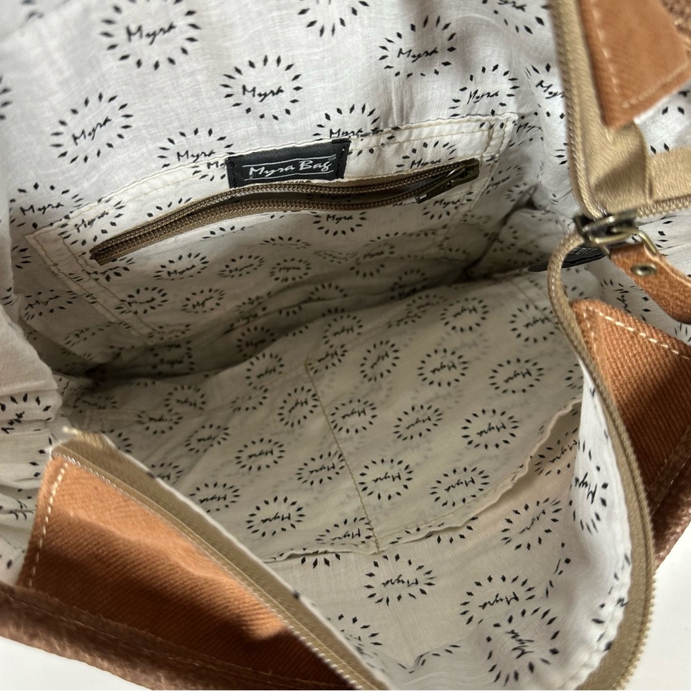 MYRA BAG Dipping Blocks Shoulder/Crossbody Western Bohemian Patterned Purse - Picture 6 of 10